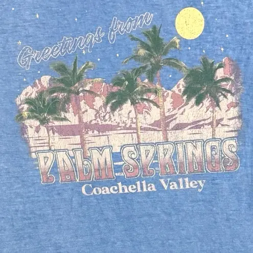 Homegirl Society Blue Coachella Valley Tank Top Medium