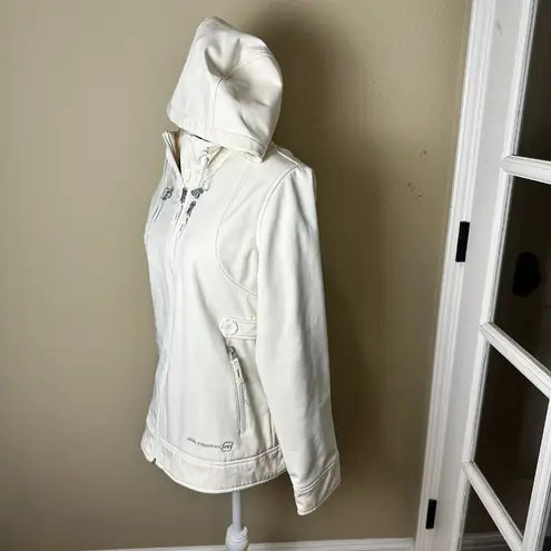 Free Country All Weather Hooded Zip Up Jacket Coat Hoodie Size Medium