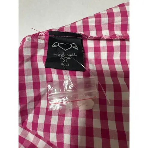Hell Bunny Pink Gingham Fit & Flare Dress (Size XL / UK 14-16)