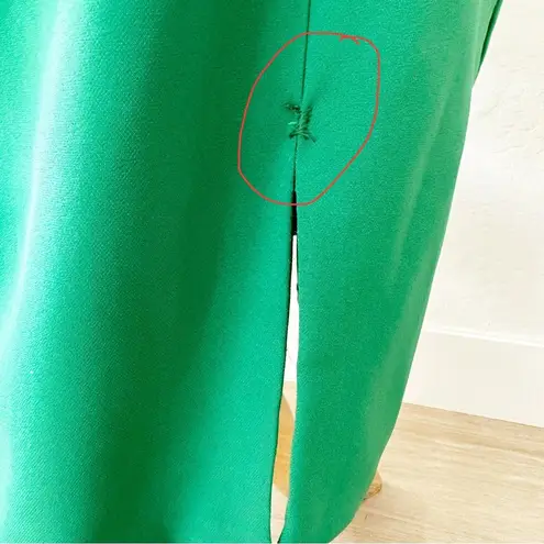 Eloquii Green Twist Front Sheath Dress | 18