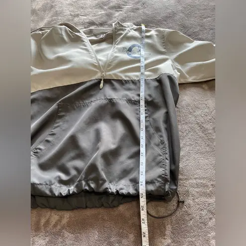 Chanhassen Dance Team Pullover Half Zip Windbreaker Jacket Athlete Sz S EUC Gray