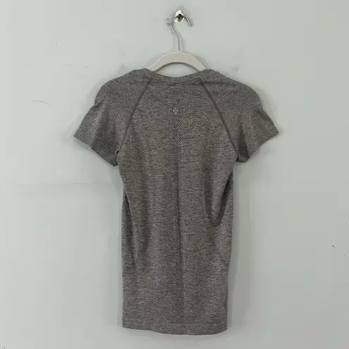 Lululemon  Swiftly Tech Gray Heather Short Sleeve Seamless Crew Shirt