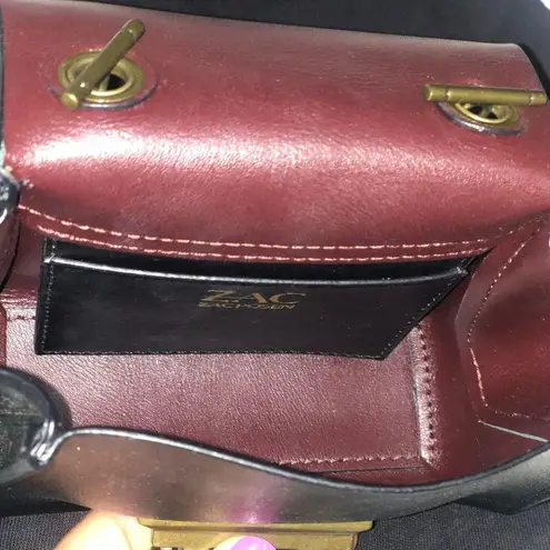 Zac Posen ZAC Eartha mini chain crossbody bag black