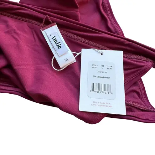 ANDIE swim the caicos bikini bottoms purple plum women medium