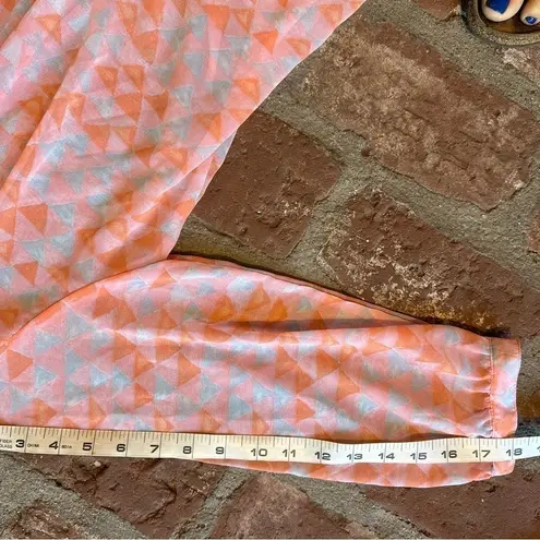 Sun Light Paris pink, orange & light blue flowy blouse Pink Size undefined