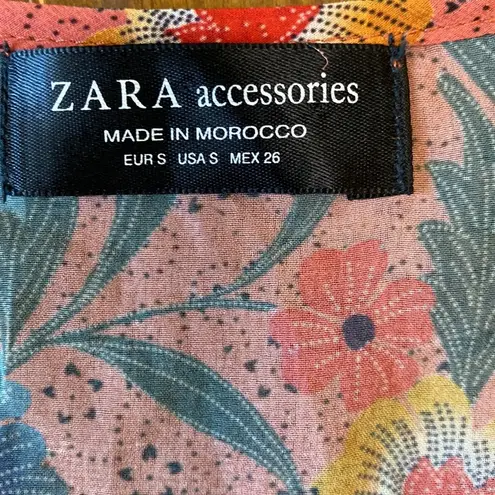 ZARA  Ruffle Floral Print Bodysuit  Small