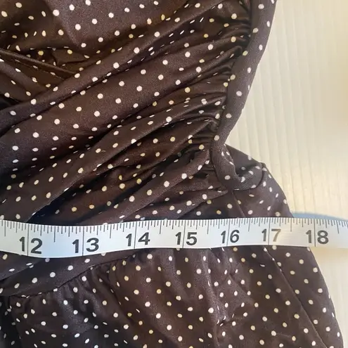 MiracleSuit Brown Polka Dot PIN POINT OCEANUS ONE PIECE SWIMSUIT PLUS SIZE 22 W - Image 10