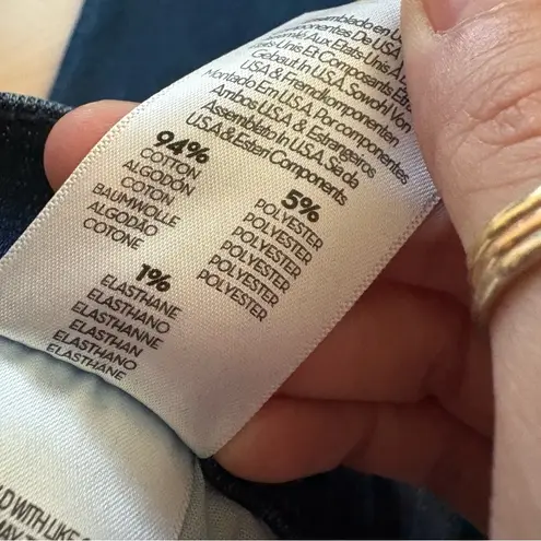 MOTHER Lil Kick It High Waist Straight Leg Jeans In I put A Spell On You Size 29 Blue