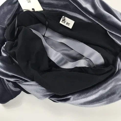 ALIX NYC Grove Twisted Bodysuit silver