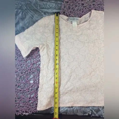 Vintage Light Pink Bedford Fair Small Polyester Semi