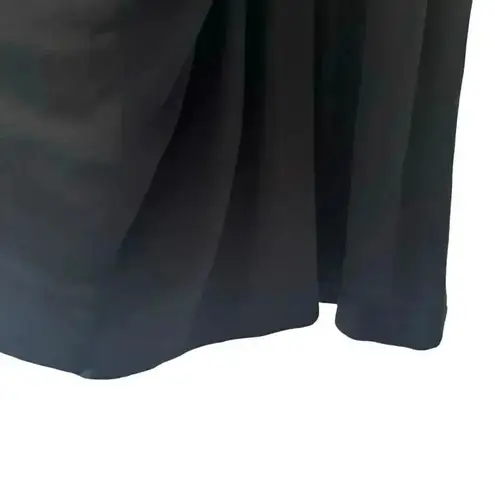 Anthropologie  Maeve Carlotta Ruched Shirt Minimalist Dress Black SZ XS #2257