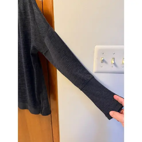 Active Life Heather Charcoal Long Sleeve Sweater