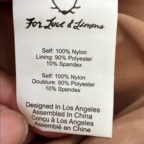 For Love & Lemons  lace off the shoulder long sleeve dress