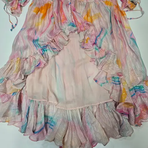 ROCOCO SAND Davina High Low Dress in Pink XS