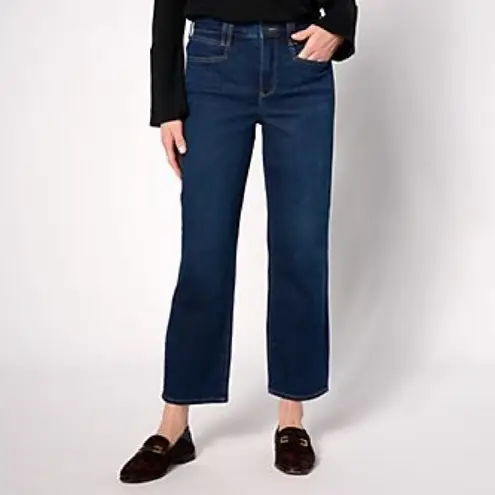 NYDJ NWT Bailey Relaxed Straight Leg Ankle Jeans in Northbridge Wash Size 8