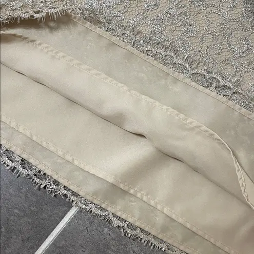 Corey Lynn Carter Jolene Lace Dress size 6 Gold