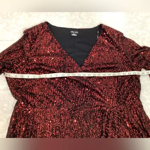 City Chic Beautiful sequined dress PLUS SIZE 🌹🌹🌹
