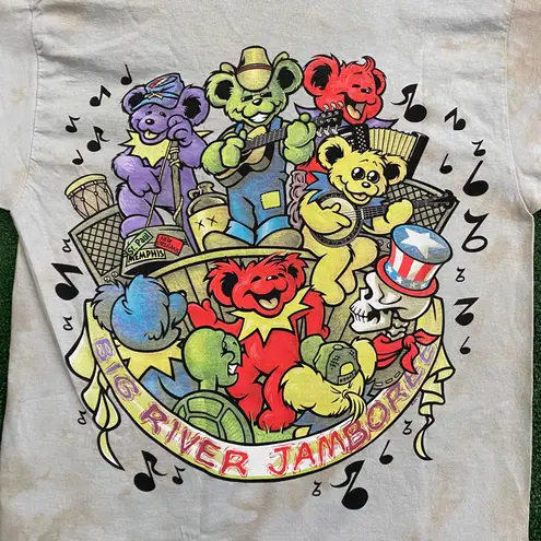 Grateful Dead Big River Jamboree Tie Dye Rock Tee M