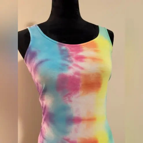 Handmade Abound Multicolor Tie-Dye Tank Top size large