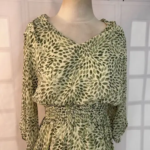 Kate and Lily Dress long sleeve smocked waist slip on dress size 10