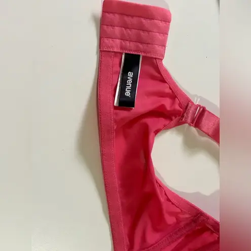 Avenue Watermelon Pink Underwire Plunge Full Coverage T-Shirt Bra 46DD