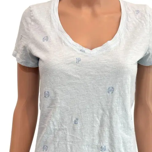 VS Pink small soft Campus light Carolina blue t shirt TB 2561