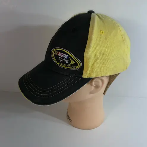 NASCAR Sprint Cup Series Hat Cap Black Yellow Gold Octagon Racing Champions Multiple