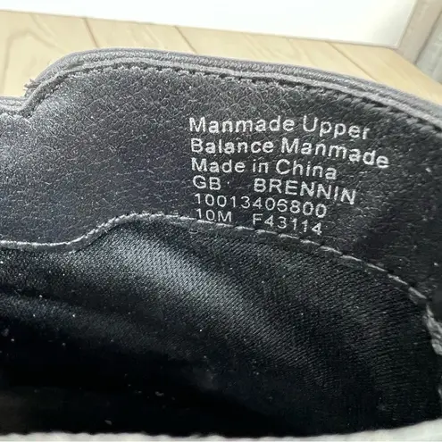 Giani Bernini Brennin Buckled Ankle Booties 10 Black Faux Leather $100