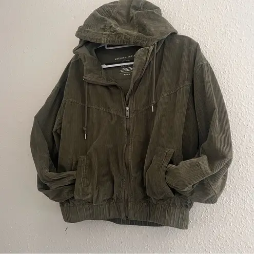 American Eagle  Corduroy Bomber Jacket