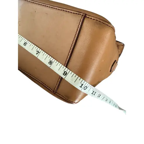 Levenger Leather Wine Carrier Tote Tan Travel Picnic Bag Vintage Hard To Find