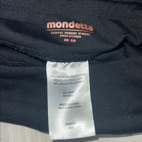 Mondetta Black Bike Shorts Slim Fit Above Knee Size XS