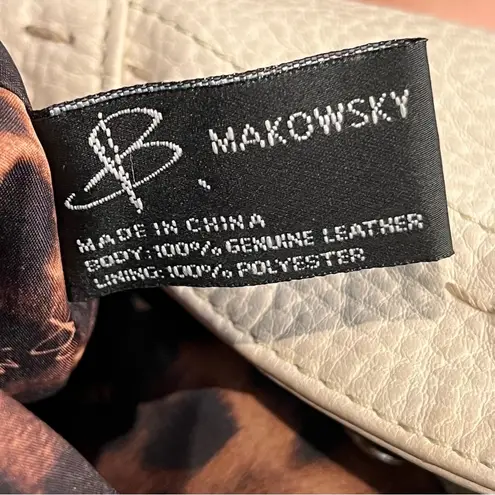 B Makowsky B. Makowsky Multicolor Leather Bucket Hobo Bag Purse