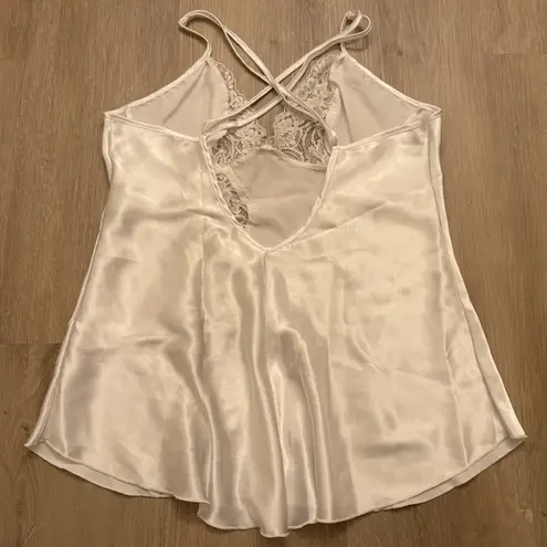 Frederick's of Hollywood Frederick’s of Hollywood Satin Lace Cami Silky Camisole Sz M Elegant Loungewear