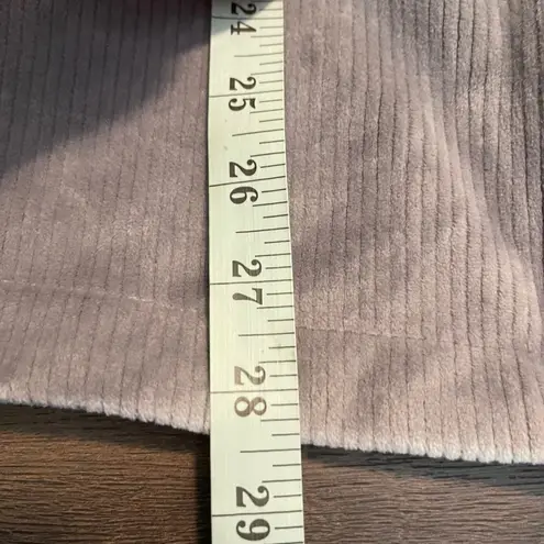 Apana Women's Corduroy Long Sleeve Snap Down Shirt Jacket - Shacket Medium Gray