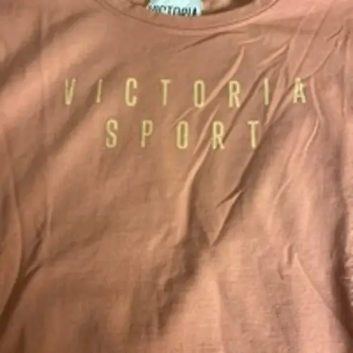 Victoria Sport Athleisure Cozy Rose Pink Crewneck Pullover Size Large