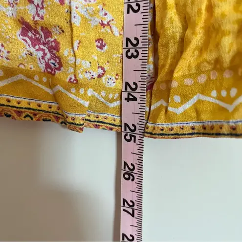 Rachel Zoe  Bellini Halter Top Boho Hippy Size Medium Tank Patchwork Peplum - Image 8