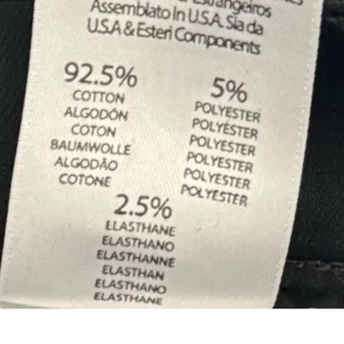 MOTHER The Cha Cha Fray Jeans In Not Guilty Size 25 Black