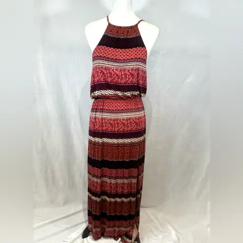 American Eagle Soft & Sexy high neck boho maxi dress size large