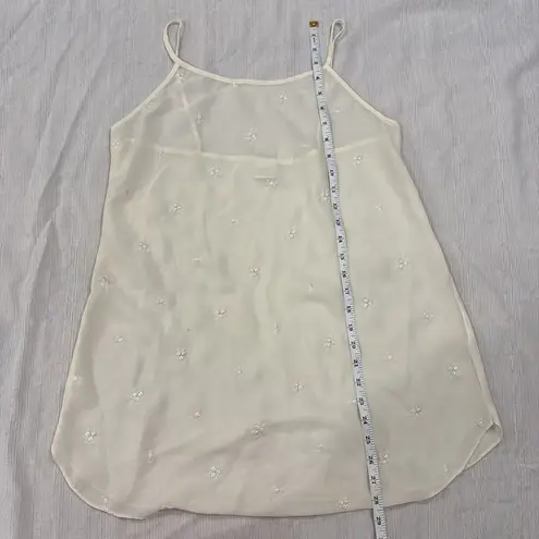 Vintage Gilligan & O’Malley Embroidered Sheer Slip Pink