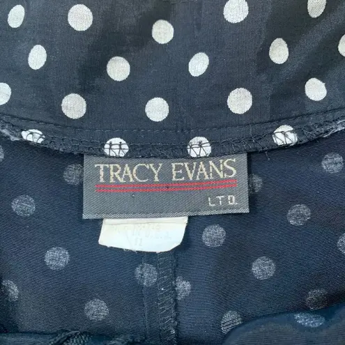 Vintage 80s Shorts Black & White Polka Dot High Rise Pleated Baggy Mom Medium