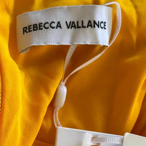 Rebecca Vallance Phoenix Dress Gown Marigold Size US 2 NWT Orange