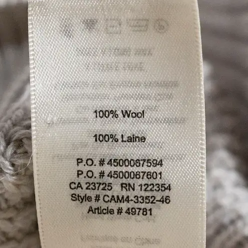 Wilfred Aritzia Montpellier Relaxed Merino Wool Knit Pullover Turtleneck Sweater