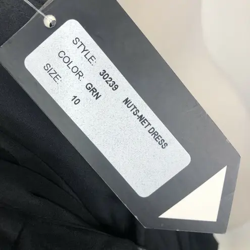 NEW Vena Cava Black Teal Printed Short Sleeve 100% Silk Sheath Dress Womens 10