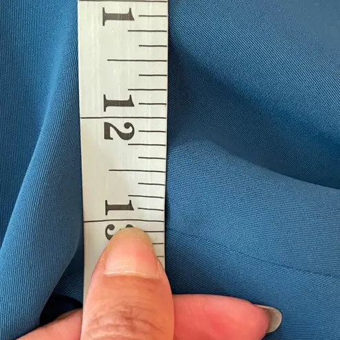 Boden Teal Blue High Waisted Belted Cropped Ankle Pants Women's Size 6