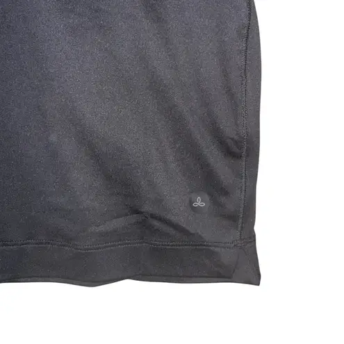 prAna T-Shirt Womens Sz 2X Black Crew Neck Raglan Short Sleeve Casual Pullover