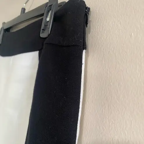 Victor Alfaro White Black Colorblock Skirt Size X Small