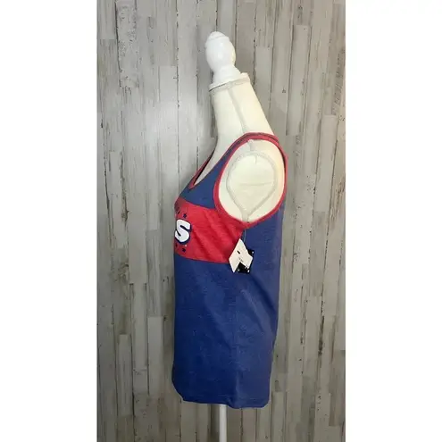 NWT Chicago Cubs Women's Blue Sleeveless Tank Top Size Small Casual Summer