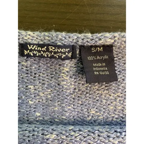 Wind River‎ Sweater Womens Medium Blue Lightweight Soft Minimalist Basic