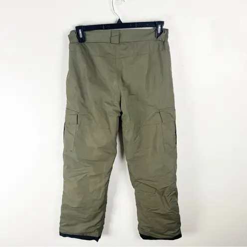 ICEBURG Green High Rise Insulated Ski Pants Size Large