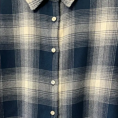 White Crow Blue Button Down Shirt